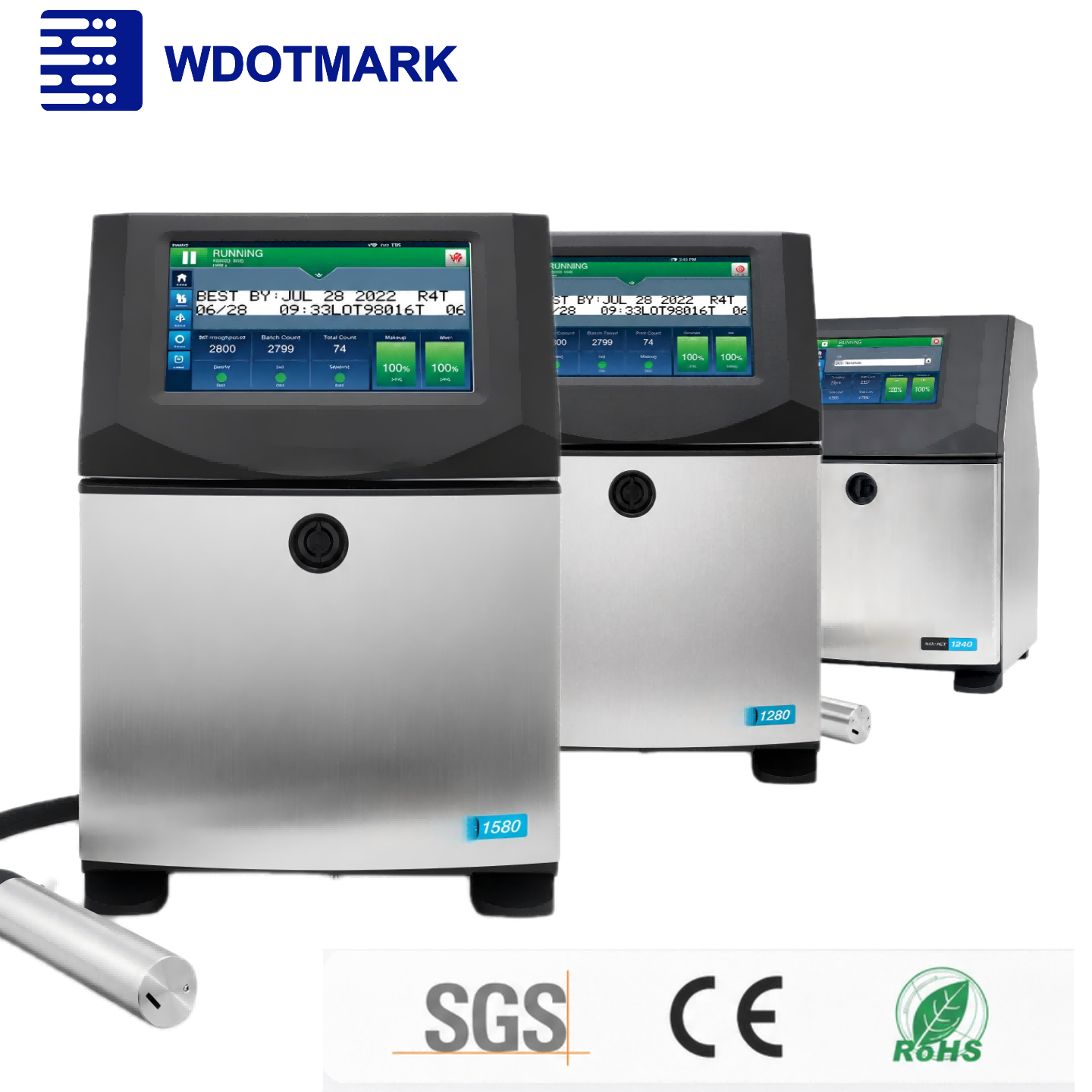 CIJ Inkjet Printer F650 view 2