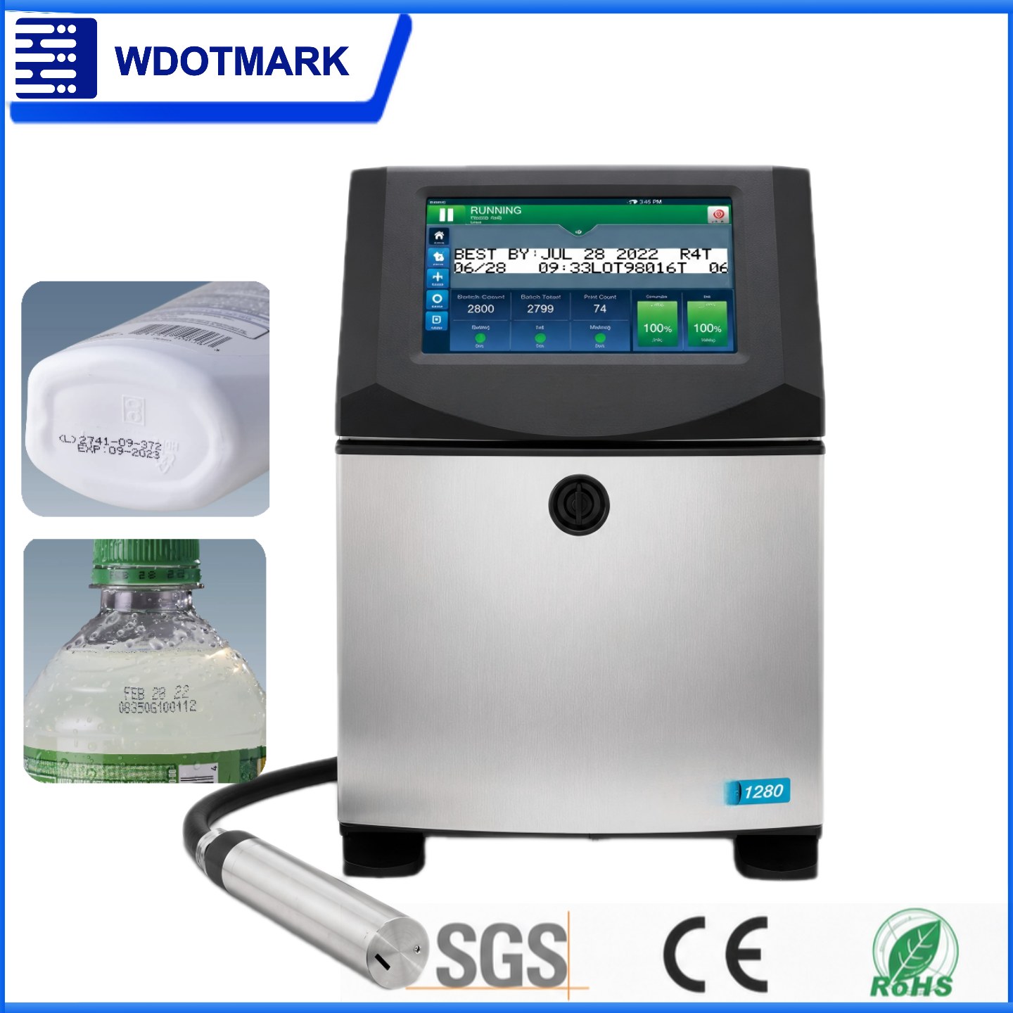 Continuous Inkjet Printer reference equipment for CIJ Inkjet Printer F640