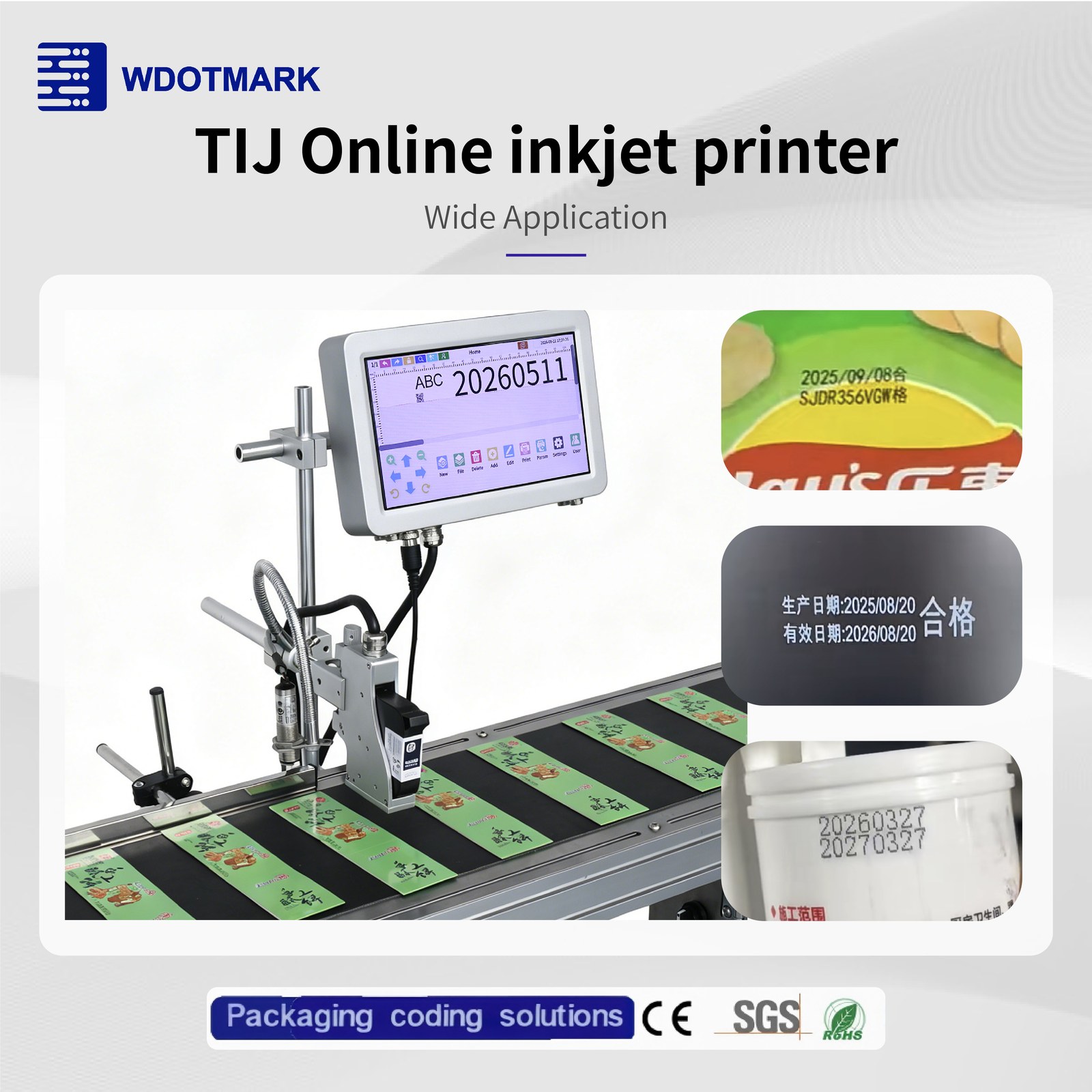 Online & Desktop TIJ Printer — reference equipment